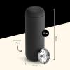 image:imageFellow 16 oz Carter Move Travel Mug  VacuumInsulated Stainless Steel Travel Coffee Mug  Coffee Tumbler with Ceramic Interior and Splash Guard  Sand DuneMatte Black