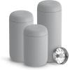 image:imageFellow 16 oz Carter Move Travel Mug  VacuumInsulated Stainless Steel Travel Coffee Mug  Coffee Tumbler with Ceramic Interior and Splash Guard  Sand DuneMatte Grey