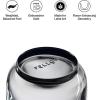 image:imageFellow Pirch Espresso Shot Glass 35 oz Set of 2 Amber Artisanal Espresso Cups Handcrafted Soda Lime Glass  Heat Retaining Dishwasher amp Microwave Safe for Latte Art amp CoffeeSmoke