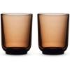image:imageFellow Pirch Latte Glasses 11 oz Artisanal Cups Set of 2 Dishwasher Safe Coffee Glasses for Espresso Drinks amp Latte Art  WoodlandAmber