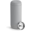 image:imageFellow 16 oz Carter Move Travel Mug  VacuumInsulated Stainless Steel Travel Coffee Mug  Coffee Tumbler with Ceramic Interior and Splash Guard  Sand DuneMatte Grey