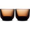 image:imageFellow Pirch Cortado Glasses 45 oz Artisanal Cups Set of 2 Dishwasher Safe Coffee Glasses for Espresso Drinks amp Latte Art  SmokeAmber