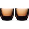 image:imageFellow Pirch Espresso Shot Glass 35 oz Set of 2 Amber Artisanal Espresso Cups Handcrafted Soda Lime Glass  Heat Retaining Dishwasher amp Microwave Safe for Latte Art amp CoffeeAmber