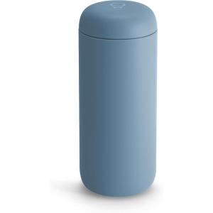 image:imageFellow 16 oz Carter Move Travel Mug  VacuumInsulated Stainless Steel Travel Coffee Mug  Coffee Tumbler with Ceramic Interior and Splash Guard  Sand DuneHazy Blue