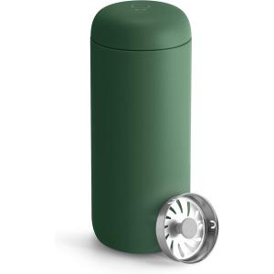 image:imageFellow 16 oz Carter Move Travel Mug  VacuumInsulated Stainless Steel Travel Coffee Mug  Coffee Tumbler with Ceramic Interior and Splash Guard  Sand DuneCargo Green