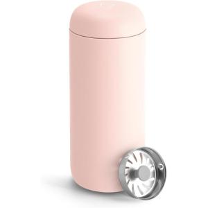 image:imageFellow 16 oz Carter Move Travel Mug  VacuumInsulated Stainless Steel Travel Coffee Mug  Coffee Tumbler with Ceramic Interior and Splash Guard  Sand DuneWarm Pink