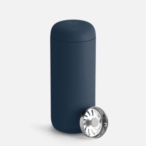 image:imageFellow 16 oz Carter Move Travel Mug  VacuumInsulated Stainless Steel Travel Coffee Mug  Coffee Tumbler with Ceramic Interior and Splash Guard  Sand DuneStone Blue