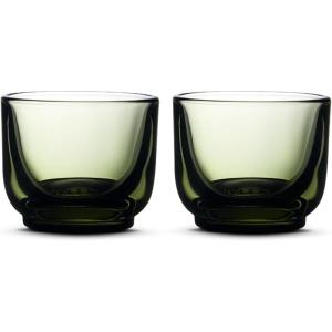 image:imageFellow Pirch Espresso Shot Glass 35 oz Set of 2 Amber Artisanal Espresso Cups Handcrafted Soda Lime Glass  Heat Retaining Dishwasher amp Microwave Safe for Latte Art amp CoffeeWoodland