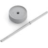 image:imageFellow 16 oz Carter Cold Tumbler  SpillResistant Straw Lid Stainless Steel VacuumInsulated Cup with Ceramic Interior and Reusable Straw for Cold DrinksFits Cup HoldersDishwasher SafeMatte GreyMatte Grey