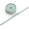 image:imageFellow 16 oz Carter Cold Tumbler  SpillResistant Straw Lid Stainless Steel VacuumInsulated Cup with Ceramic Interior and Reusable Straw for Cold DrinksFits Cup HoldersDishwasher SafeMatte GreyMint Chip