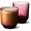 image:imageFellow Pirch Cappuccino Glasses 65 oz Artisanal Cups Set of 2 Dishwasher Safe Coffee Glasses for Milk amp Espresso Drinks  SmokeGarnet