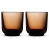 image:imageFellow Pirch Cappuccino Glasses 65 oz Artisanal Cups Set of 2 Dishwasher Safe Coffee Glasses for Milk amp Espresso Drinks  SmokeAmber