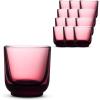 image:imageFellow Pirch Cappuccino Glasses 65 oz Artisanal Cups Set of 2 Dishwasher Safe Coffee Glasses for Milk amp Espresso Drinks  SmokeGarnet