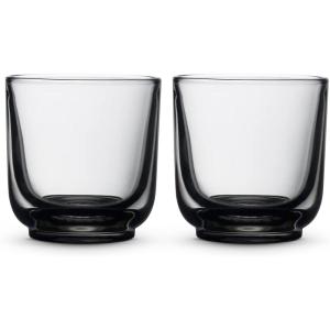image:imageFellow Pirch Cappuccino Glasses 65 oz Artisanal Cups Set of 2 Dishwasher Safe Coffee Glasses for Milk amp Espresso Drinks  SmokeSmoke