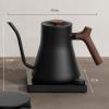 image:imageFellow Stagg EKG Pro Electric Gooseneck Kettle  PourOver Coffee and Tea Pot Stainless Steel Quick Heating Desert Rose with Maple Wood Handle 09 LiterMatte Black with Walnut Handle  Lid Pull
