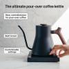 image:imageFellow Stagg EKG Pro Electric Gooseneck Kettle  PourOver Coffee and Tea Pot Stainless Steel Quick Heating Desert Rose with Maple Wood Handle 09 LiterMatte Black with Walnut Handle  Lid Pull
