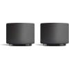 image:imageFellow Monty Milk Art Espresso Cups  Small Double Wall Ceramic Demitasse Matte Black with Graphite Base 3 oz Cup Set of 2