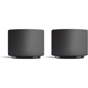 image:imageFellow Monty Milk Art Espresso Cups  Small Double Wall Ceramic Demitasse Matte Black with Graphite Base 3 oz Cup Set of 2