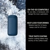 image:imageFellow 12 oz Carter Move Travel Mug  VacuumInsulated Stainless Steel Travel Coffee Mug  Coffee Tumbler with Ceramic Interior and Splash Guard  Lavender PurpleStone Blue
