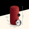image:imageFellow 12 oz Carter Move Travel Mug  VacuumInsulated Stainless Steel Travel Coffee Mug  Coffee Tumbler with Ceramic Interior and Splash Guard  Lavender PurpleRed