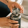 image:imageFellow 12 oz Carter Move Travel Mug  VacuumInsulated Stainless Steel Travel Coffee Mug  Coffee Tumbler with Ceramic Interior and Splash Guard  Lavender PurpleMatte Black
