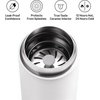image:imageFellow 12 oz Carter Move Travel Mug  VacuumInsulated Stainless Steel Travel Coffee Mug  Coffee Tumbler with Ceramic Interior and Splash Guard  Lavender PurpleMatte White