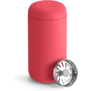 image:imageFellow 12 oz Carter Move Travel Mug  VacuumInsulated Stainless Steel Travel Coffee Mug  Coffee Tumbler with Ceramic Interior and Splash Guard  Lavender PurpleCoral Crush