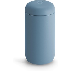 image:imageFellow 12 oz Carter Move Travel Mug  VacuumInsulated Stainless Steel Travel Coffee Mug  Coffee Tumbler with Ceramic Interior and Splash Guard  Lavender PurpleHazy Blue