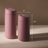 image:imageFellow Carter Slide Ceramic Lined Travel Coffee Mug 12 oz OneHanded Lid  No Metallic Taste Stainless Steel Coffee Tumbler LeakProof Hot 6Hr Cold 6Hr BPAFree Dishwasher Safe SiennaDesert Rose