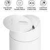 image:imageFellow Carter Slide Ceramic Lined Travel Coffee Mug 12 oz OneHanded Lid  No Metallic Taste Stainless Steel Coffee Tumbler LeakProof Hot 6Hr Cold 6Hr BPAFree Dishwasher Safe SiennaMatte White