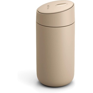 image:imageFellow Carter Slide Ceramic Lined Travel Coffee Mug 12 oz OneHanded Lid  No Metallic Taste Stainless Steel Coffee Tumbler LeakProof Hot 6Hr Cold 6Hr BPAFree Dishwasher Safe SiennaSand Dune