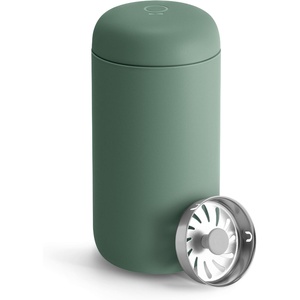 image:imageFellow 12 oz Carter Move Travel Mug  VacuumInsulated Stainless Steel Travel Coffee Mug  Coffee Tumbler with Ceramic Interior and Splash Guard  Warm PinkSmoke Green